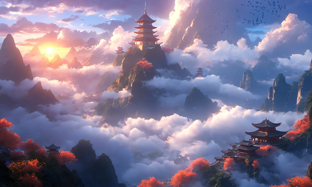 04676-2897707950-Arien view is a beautiful scenery of the mountains and clouds. The sky is a bright blue with the sun shining brightly. As you ap (1).png